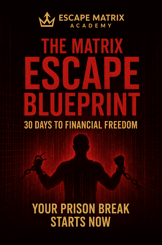 Matrix Escape Blueprint Ebook - 30 Days to Financial Freedom - Digital Entrepreneurship Guide